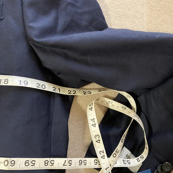 Kenneth Cole Men's Reaction Techni-Cole Ready Flex Suit Jacket New Sz 44S Navy - Picture 5 of 7